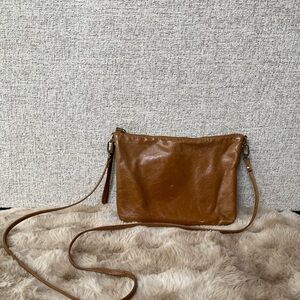 HOBO Tan Leather Crossbody Bag